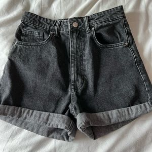 Zara Black Jean Shorts